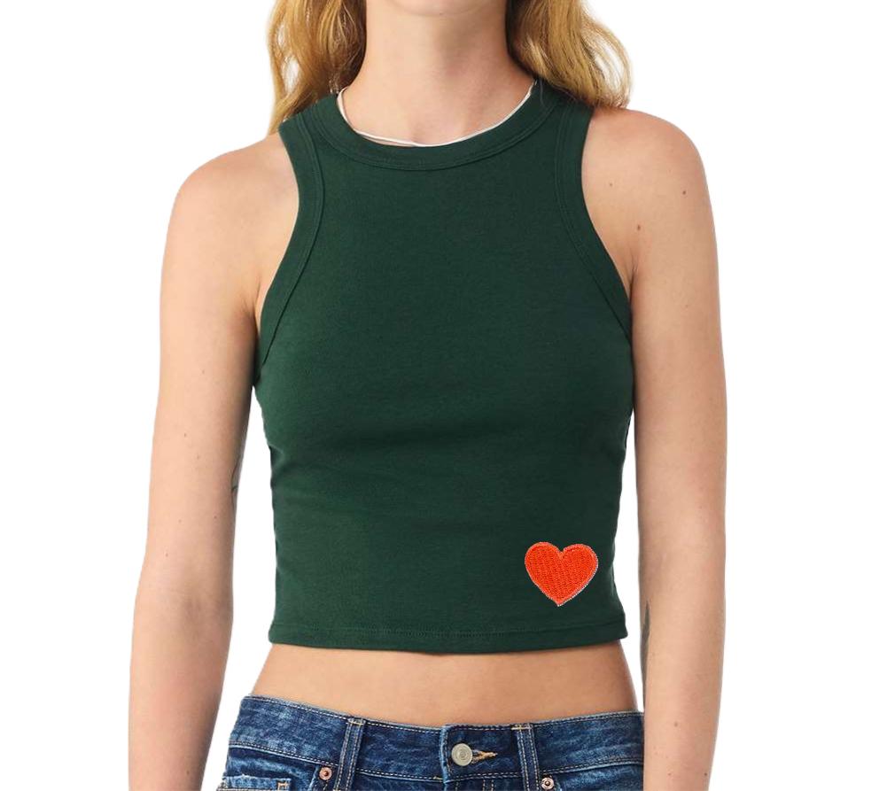 Women's Micro Rib Racer Tank